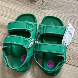 ZARA Kids UNISEX Green Sandals